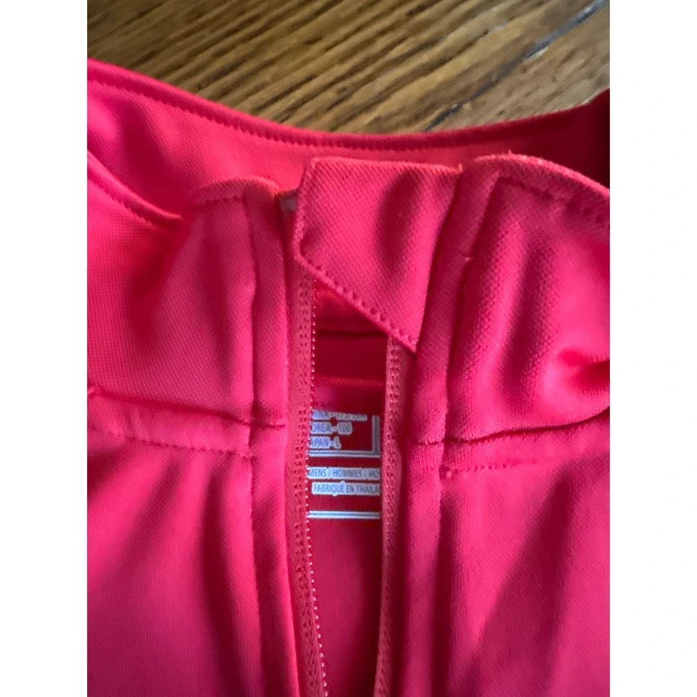 Boys New Balance Track Jacket Full‎ Zip Red Athletic Sportswear Zipper Pockets